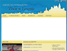 Tablet Screenshot of kzleszno.pl